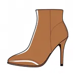 brown heeled ankle boots image